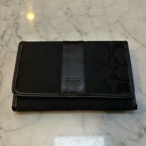 AUTHENTIC COACH TRIFOLD WALLET